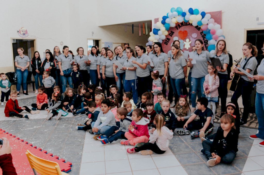 Dia da Família na escola reúne pais e alunos em diversas atividades na rede municipal de ensino de Celso Ramos