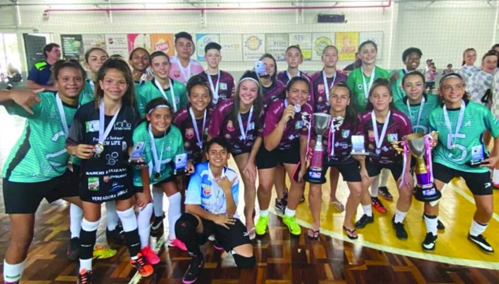 Futsal Feminino de Anita Garibaldi é destaque na Liga Sul Riograndense