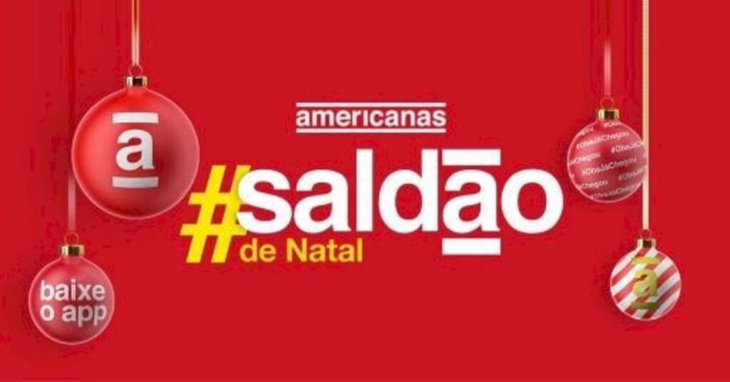 Saldão de Natal da Americanas tem produtos com até 60% de desconto