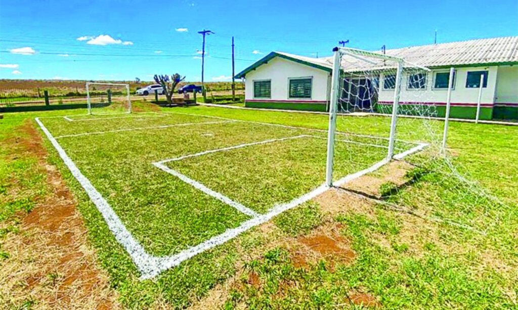 Campinho de Futebol do Serviço de Convivência e Fortalecimento de vínculos de Campo Belo do Sul foi restaurado