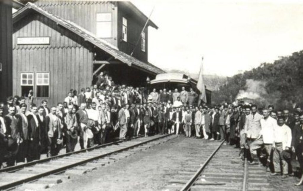  - Estação antiga de Rio Capinzal, c. 1930 (Foto Arthur Wischral).