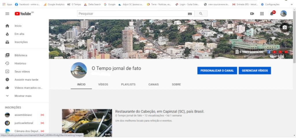 Aldo Azevedo / jornalista de formação - Canal no Youtube