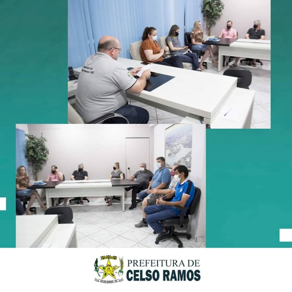 Embelezamento da cidade de Celso Ramos foi pauta de reunião