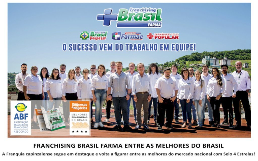 FRANCHISING BRASIL FARMA ENTRE AS MELHORES DO BRASIL