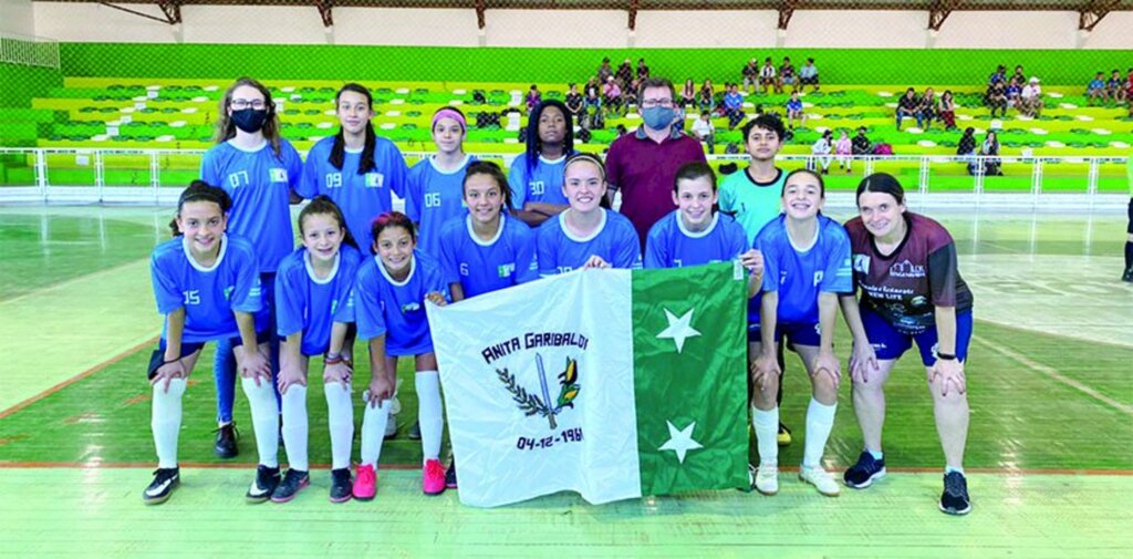 Anita Garibaldi segue invicta na Liga Catarinense de Futsal Feminino Sub-14