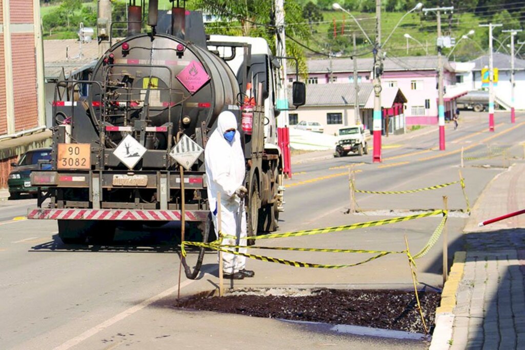 Avenida Dom Daniel Hostin passa por melhorias em Celso Ramos