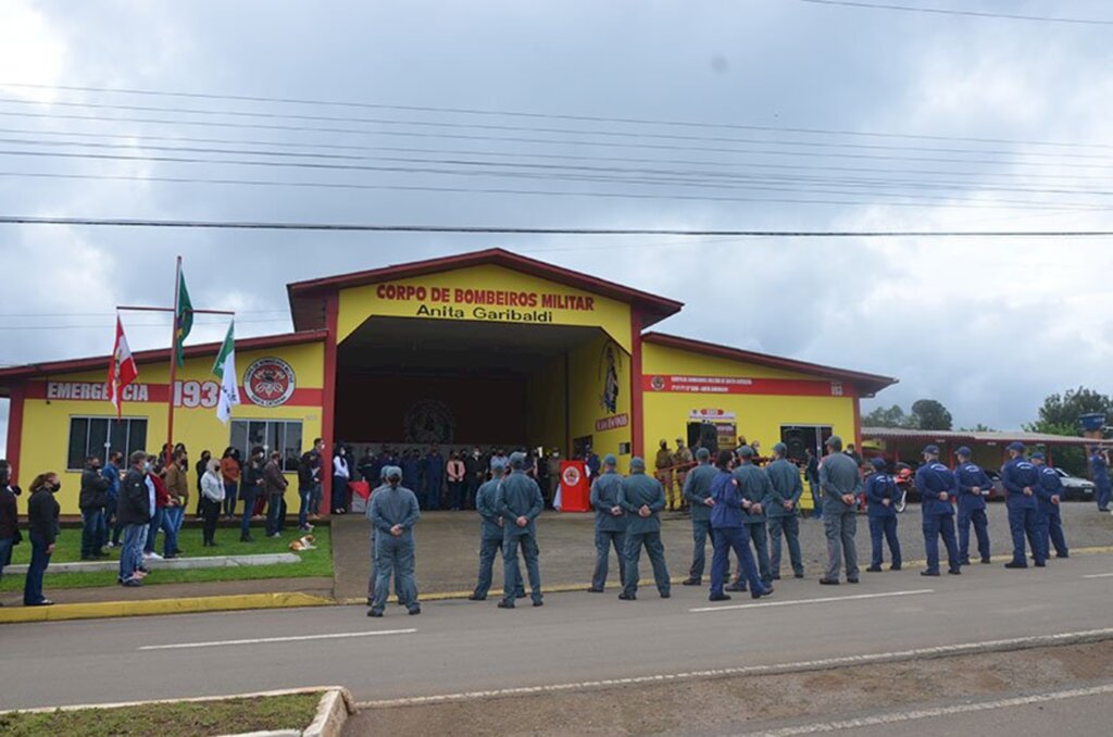 Solenidade marcou os 95 anos do Corpo de Bombeiros Militar de Santa Catarina