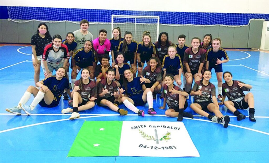 Anita Garibaldi entre as equipes que representarão SC na Liga Nacional de Futsal Feminino