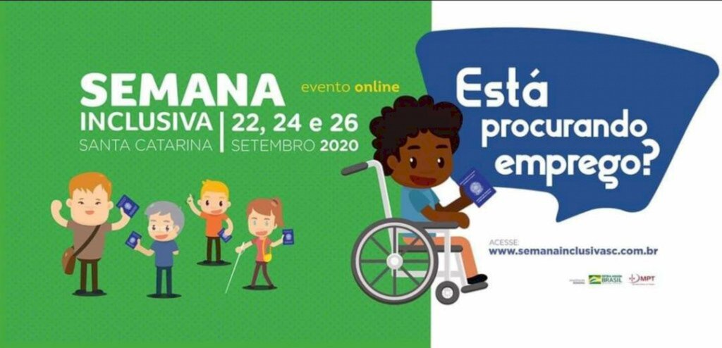 Semana Inclusiva 2020 inicia no dia 22 de setembro