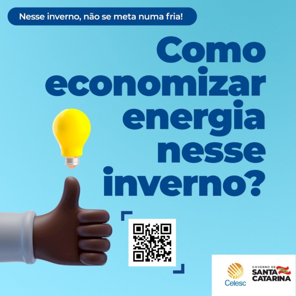 Campanha de Inverno da Celesc estimula o consumo consciente de energia