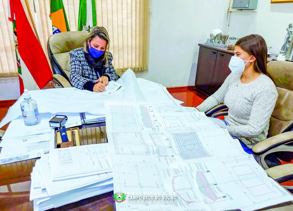 Escola do bairro Sobradinho  ganhará quadra de esportes coberta em Campo Belo do Sul