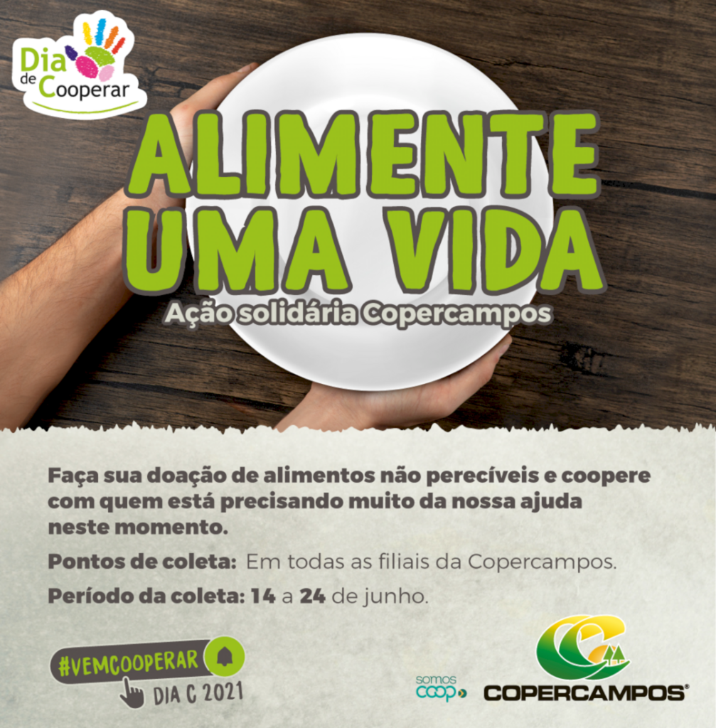 Copercampos promove campanha 'Alimente uma vida'