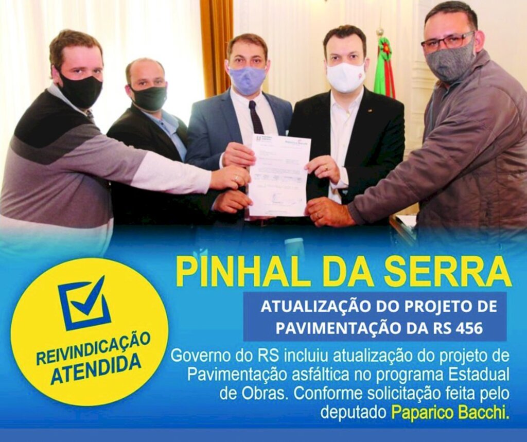 O primeiro passo para  realizar o sonho do acesso asfáltico vai se concretizar em Pinhal da Serra