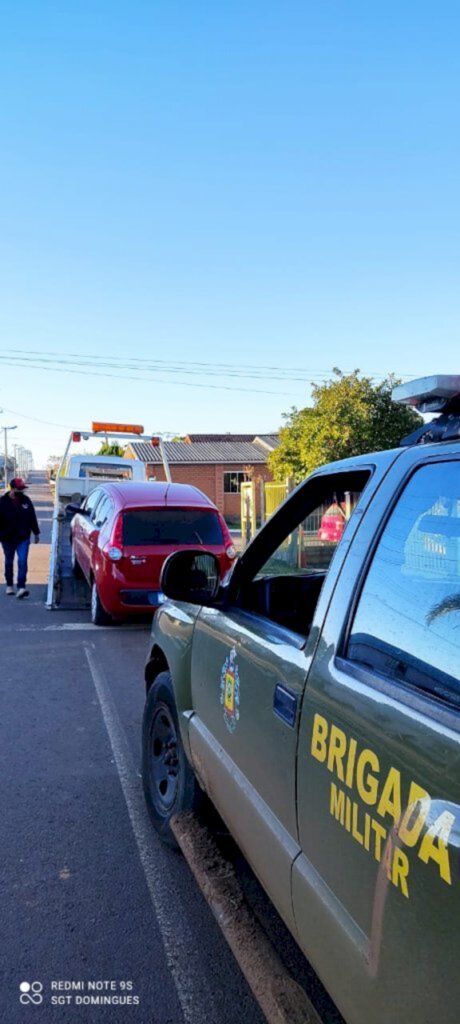 Brigada Militar de Pinhal da Serra recupera veículo em situação de Furto/ Roubo