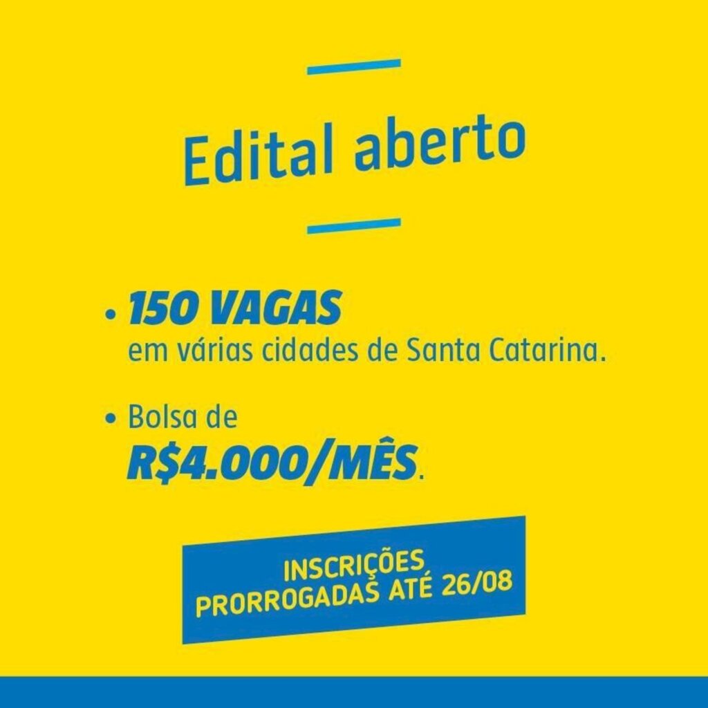 Inscrições para o programa Ali são prorrogadas até o próximo dia 26. Selecionados receberão bolsas de R$ 4 mil. Corre que ainda dá tempo de ser um Agente Local de Inovação!