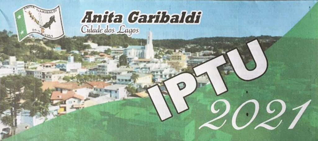 Em Anita, cota única ou primeira parcela do IPTU vence no dia 10/05