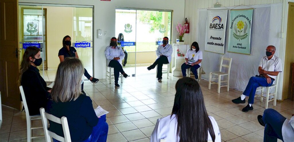 APAE de Anita Garibaldi apresenta materiais adquiridos com recurso destinado pela BAESA