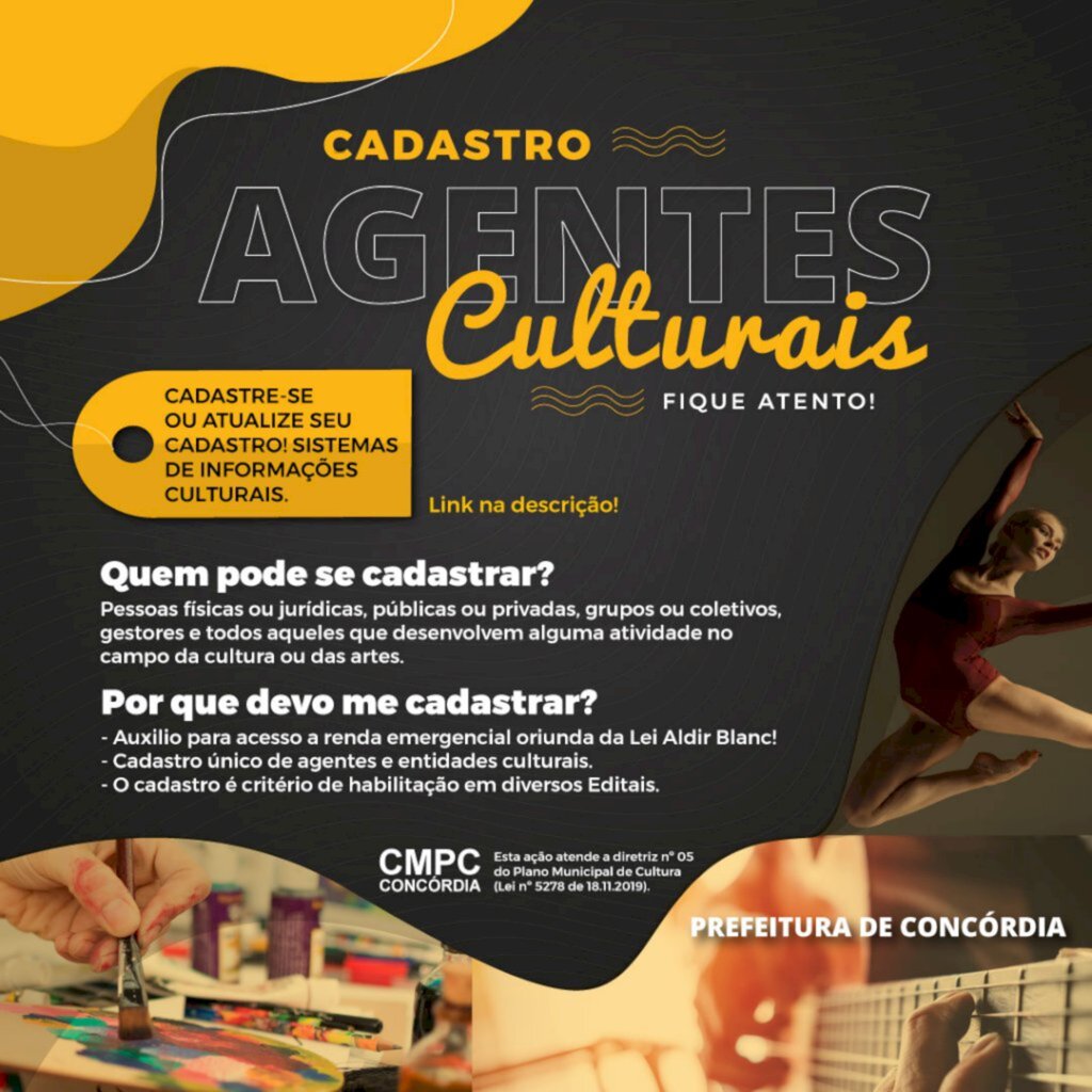 LUCAS ROMAN / Agente Administrativo - Cadastro dos trabalhadores e trabalhadoras da cultura em nosso Município nos sistemas de informações municipais e estaduais.