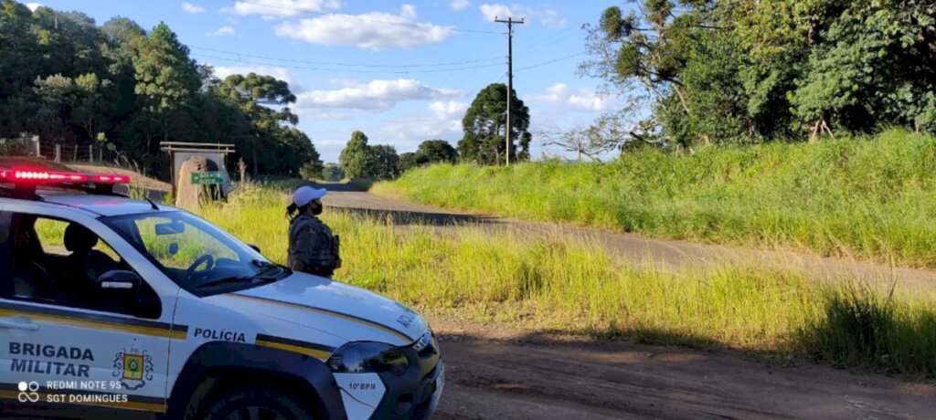 Brigada Militar realiza operação colheita em Pinhal da Serra