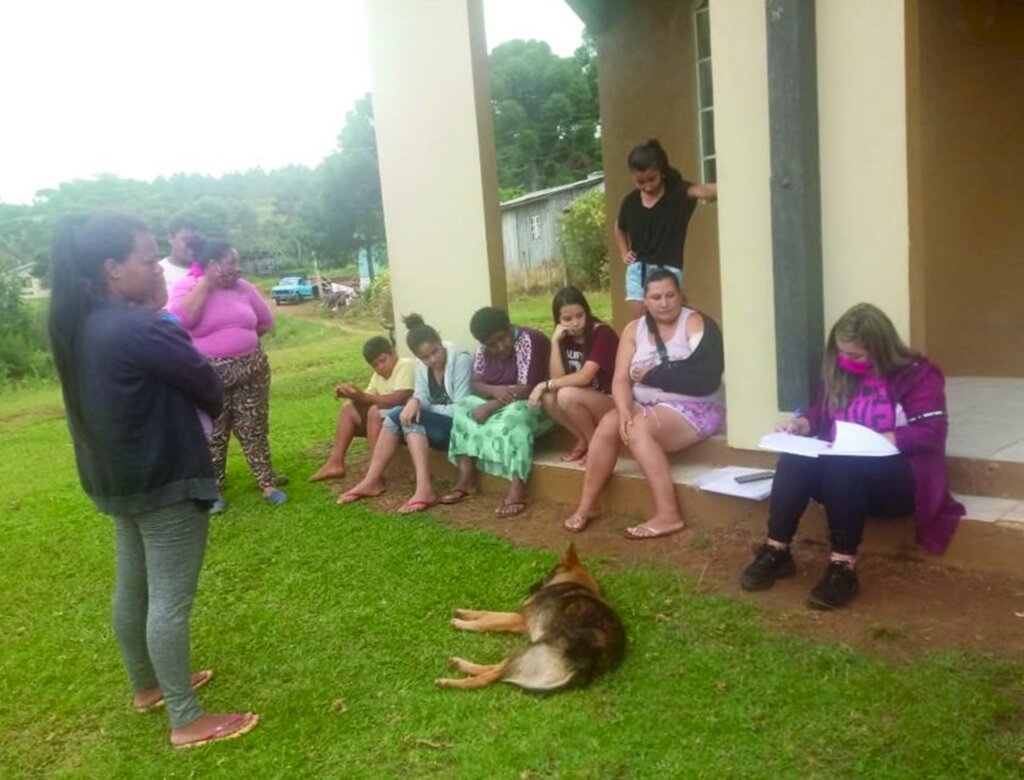 Secretaria de Educação realiza visita a comunidade em Campo Belo do Sul