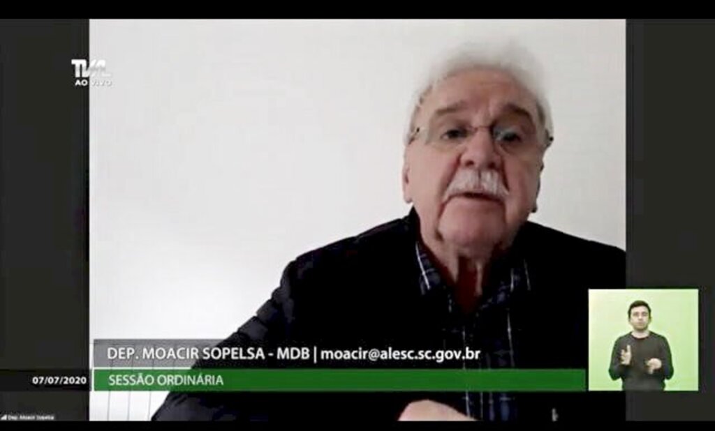 Sopelsa destaca que Alesc vai doar R$ 5 milhões para ajudar nos prejuízos na agricultura com o temporal