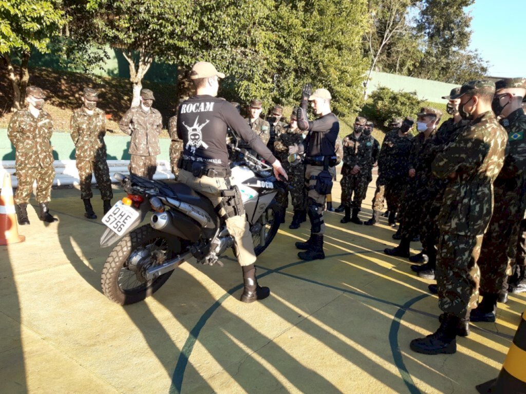 Tiro de Guerra realiza o Estágio de prevenção de Acidentes com Motocicletas