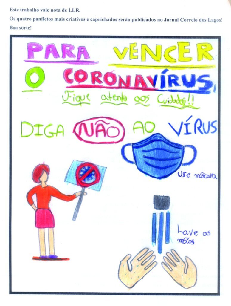 Panfletos sobre o Coronavírus