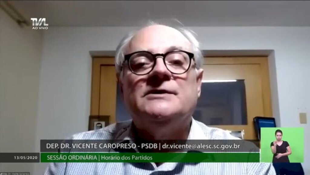  - Deputado Estadual Dr. Vicente Caropreso - PSDB/SC