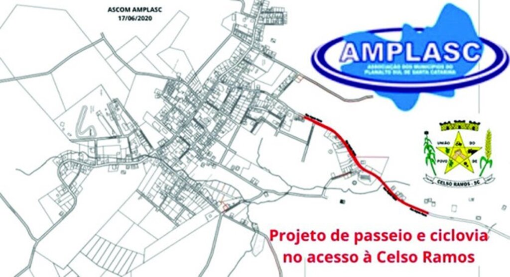 Equipe da AMPLASC elabora projeto de passeios no acesso a Celso Ramos