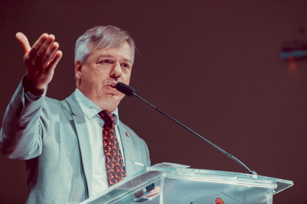 Foto: Eliézer Donhauser - Deputado estadual Fabiano da Luz, líder da Bancada do PT