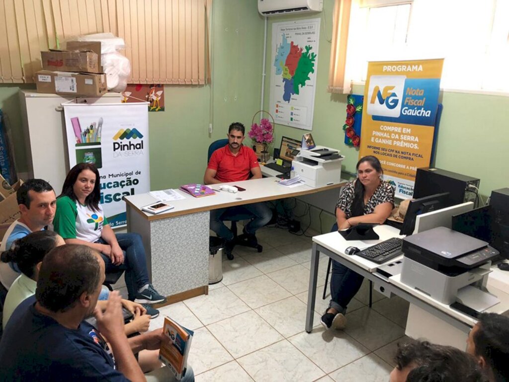 Agentes comunitários de Pinhal contribuirão para o  cadastramento no Programa Nota Fiscal Gaúcha