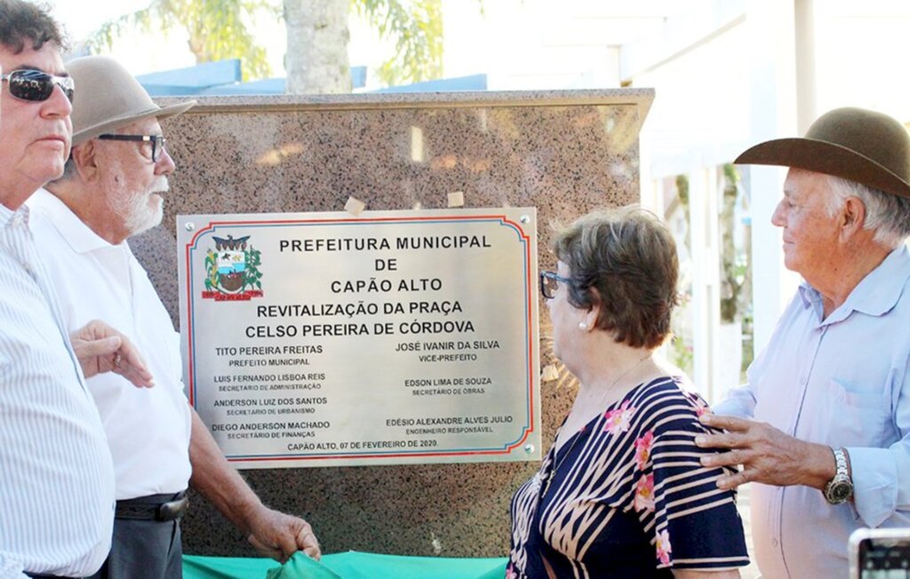 Capão Alto investe mais  de 200 mil reais na revitalização da praça