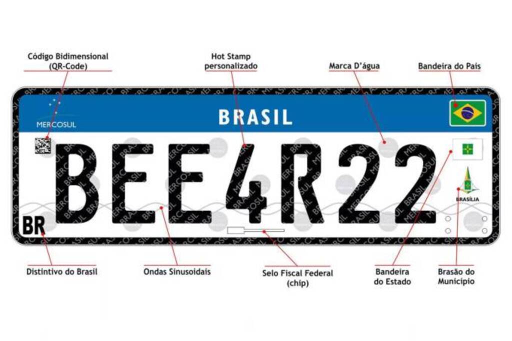 Adoção de novas placas para veículos é suspensa pela Justiça