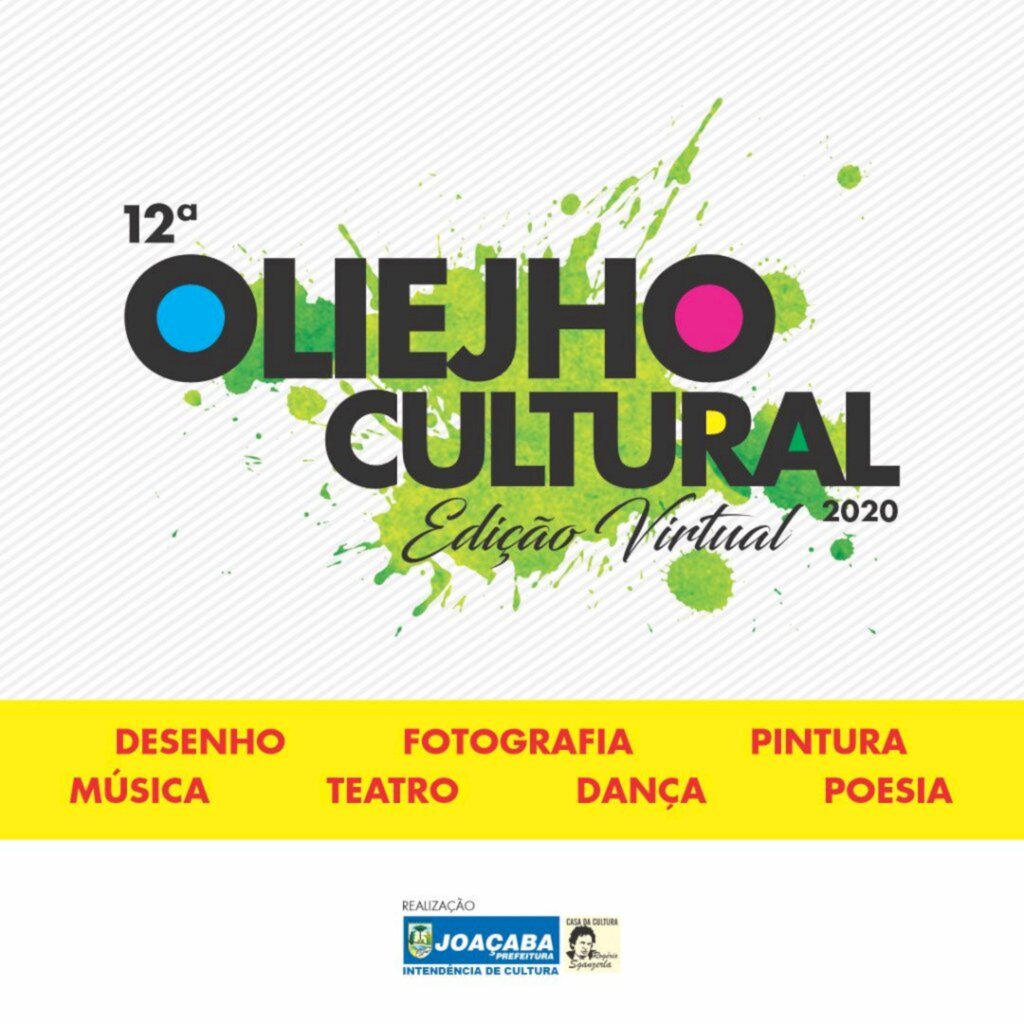 Divulgado o resultado final da Oliejho Cultural 2020 - Edição Virtual