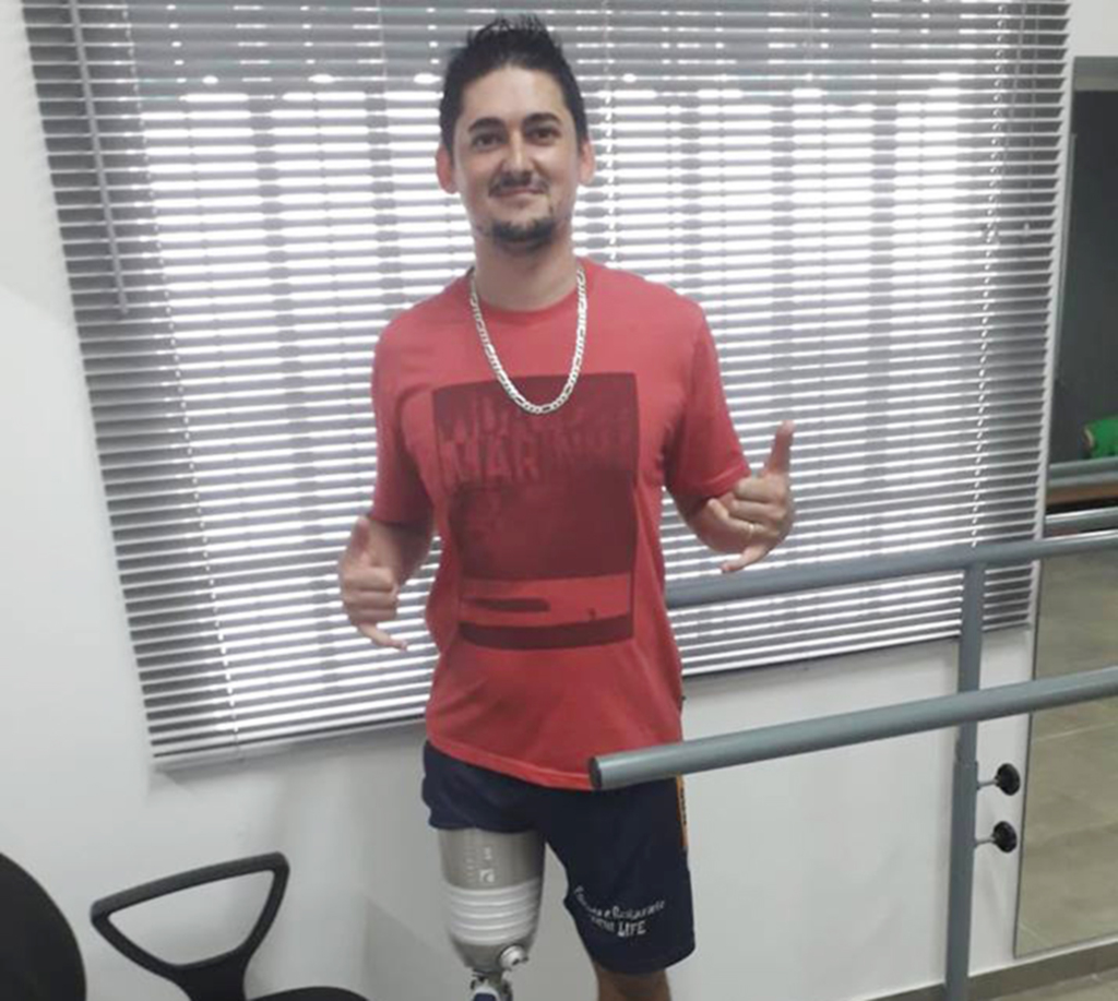 A vida de Luiz Otávio dos Santos mudou em um piscar de olhos