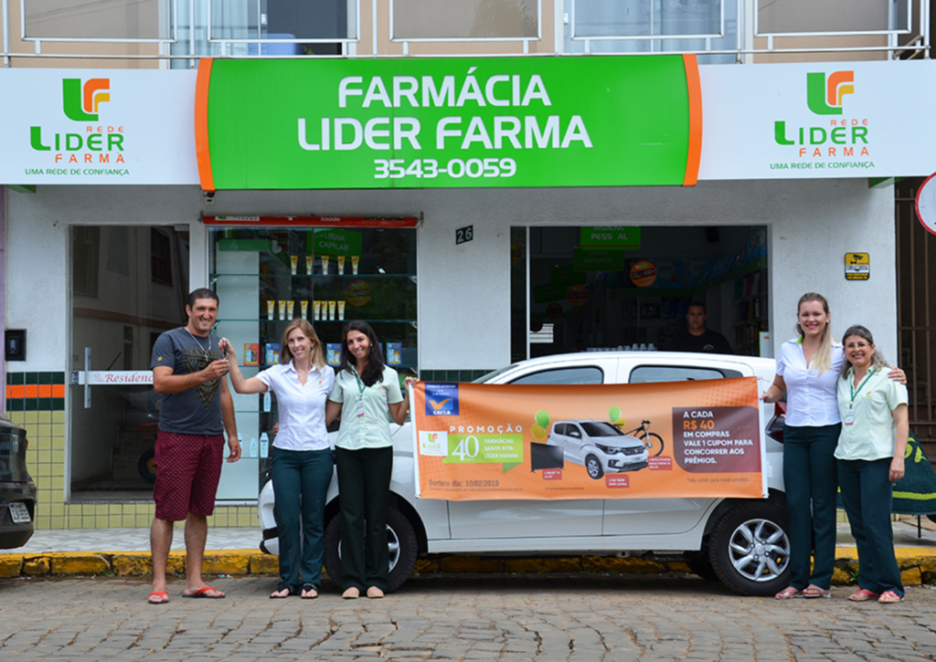É de Anita o ganhador do veículo da promoção  da Farmácia Líder Farma