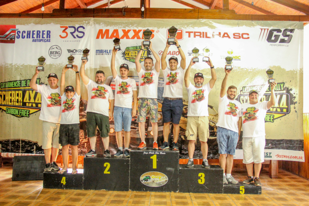 Competidores de Piratuba vencem duas categorias do Catarinense de Rally Scherer 4x4