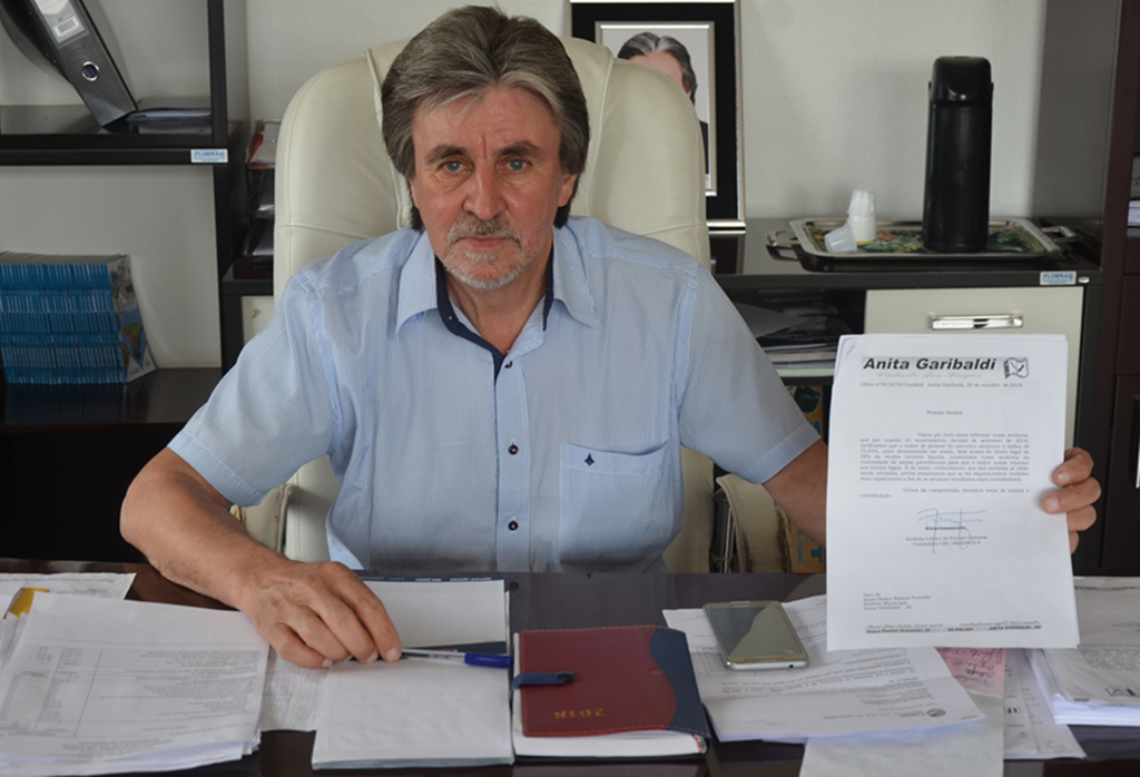 Índice de pessoal da  Prefeitura de Anita dos últimos 12 meses chega a 79,44%