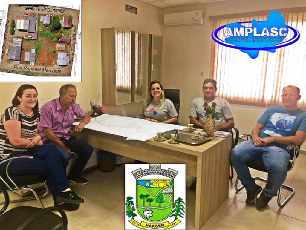 AMPLASC entrega mapa urbano georreferenciado de Vargem