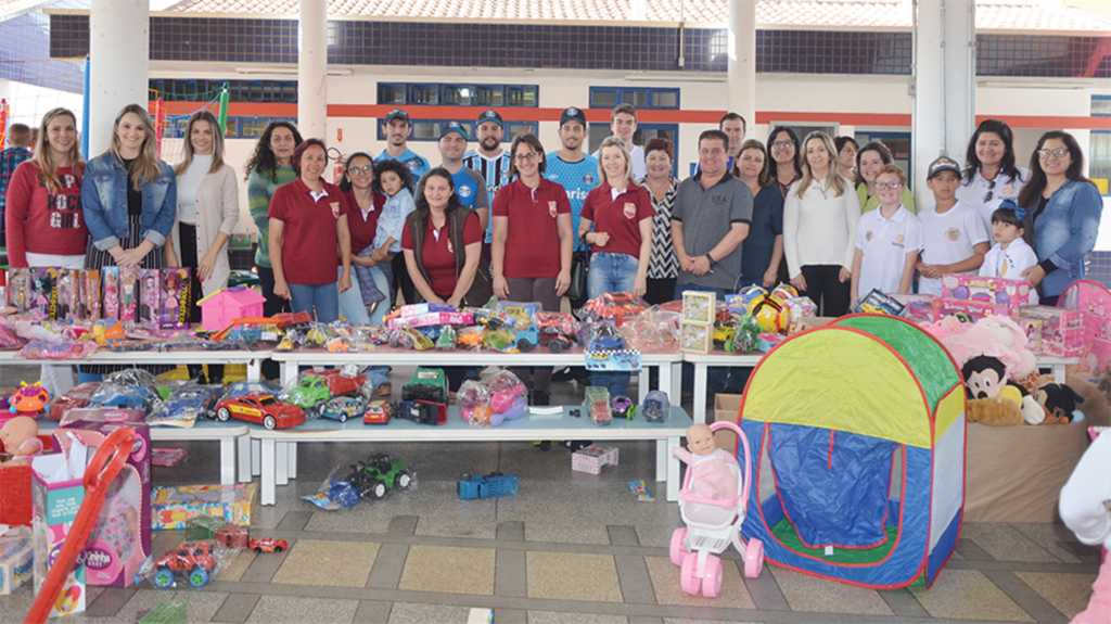 Campanha arrecadou brinquedos doados para creche em Anita