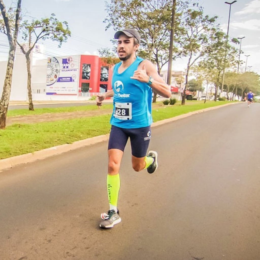  - Andrey Luis Binda começou a correr por orientação médica e participa desde a primeira edição do Circuito Corridas do Bem FarmaSESI