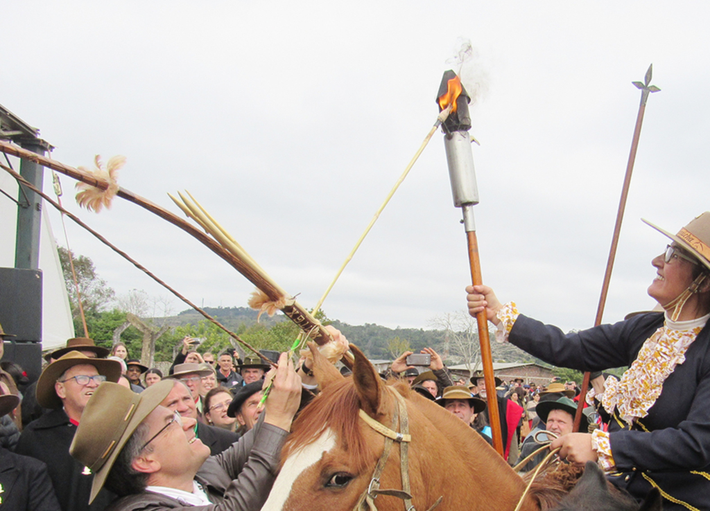 Chama Crioula está a caminho de Pinhal da Serra