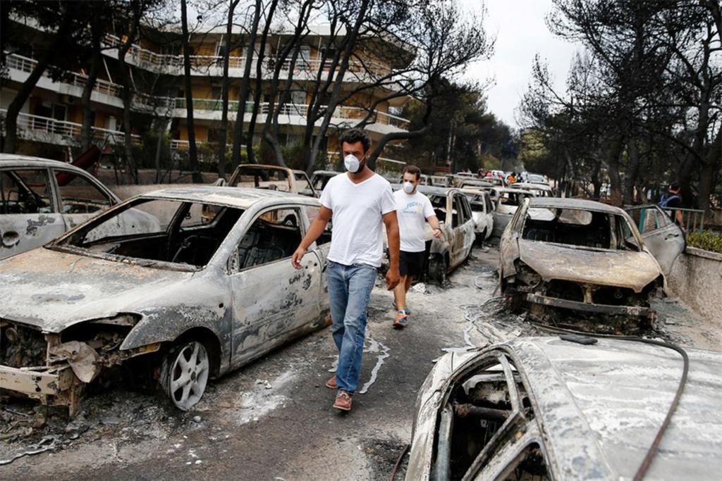Número de mortos em incêndios na Grécia sobe para 91