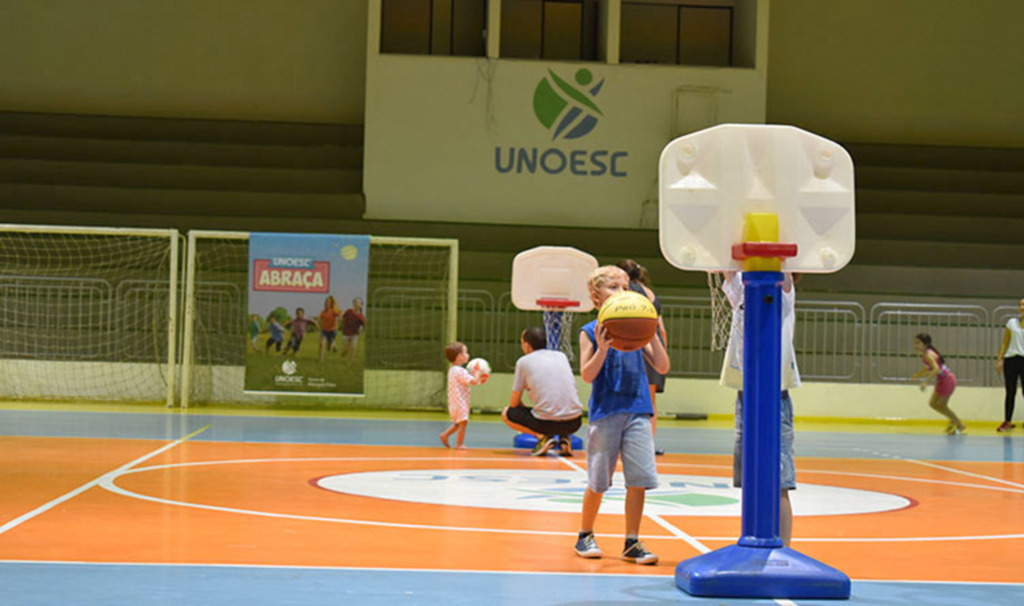  - As atividades serão realizadas no complexo esportivo da Unoesc Joaçaba, no campus 2 a partir das 14h