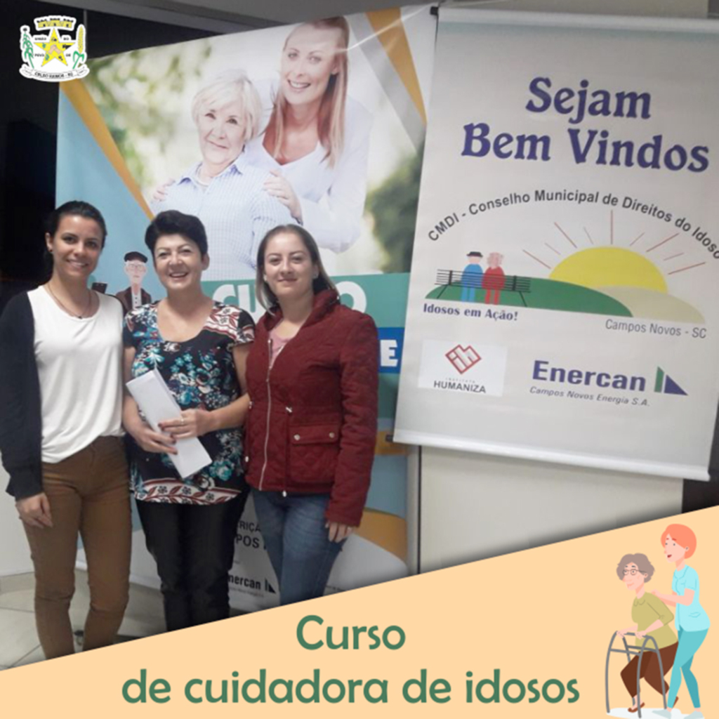 Assistente social inicia Curso de Cuidadora de Idosos