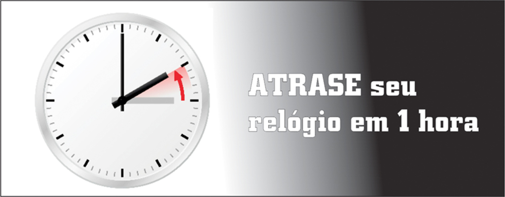 Horário de verão  termina neste domingo