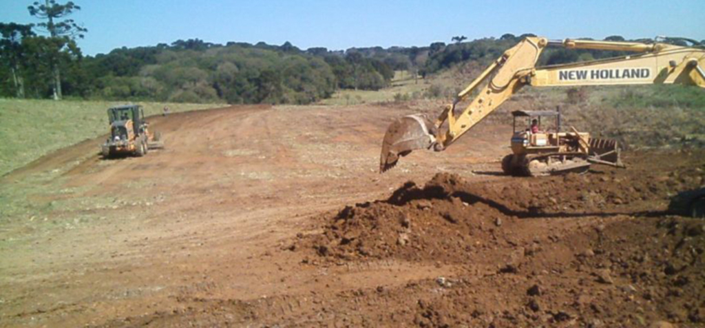 Parque de Rodeios de Anita começa a ser construído