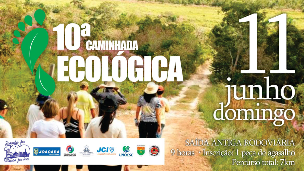 10ª Caminhada Ecológica Joaçaba 100 anos acontece neste domingo (11)