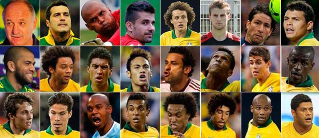 Veja os 23 escolhidos de Felipão para a Copa do Mundo