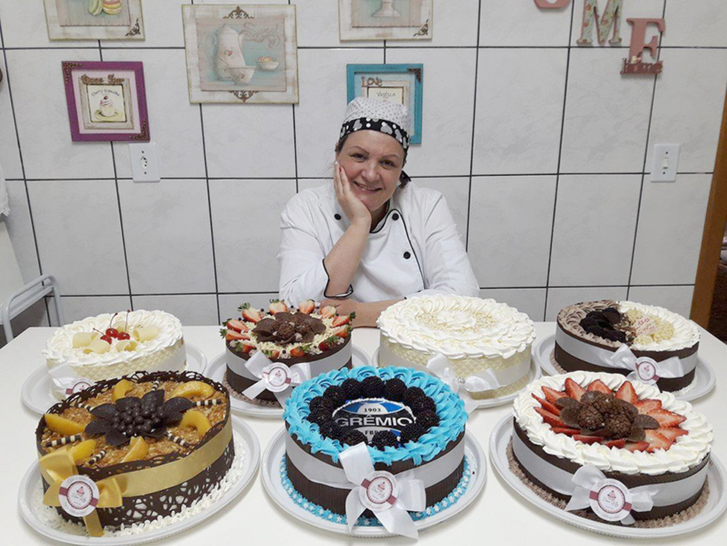 Da fisioterapia a arte de fazer bolos